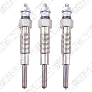 3Pcs Glow Plug 32A66-03102, 32A66-03101, 32A66-03100 For Mitsubishi S4S S3L S3L2 - Picture 1 of 5