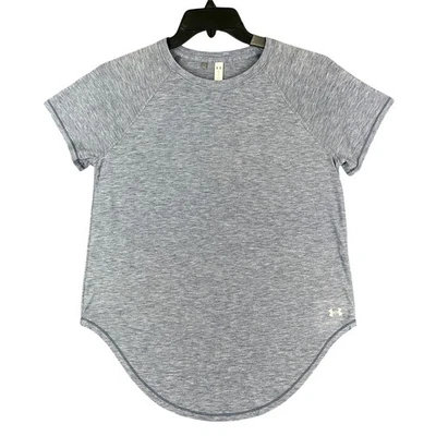 安德玛衬衫女式 M 宽松 Heatgear 健身房跑步锻炼健身瑜伽跑步 — 第 1/4 张图片