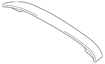 Rear Spoiler Lip - Super White Scion TC Genuine Accessory New - Image 1 of 3