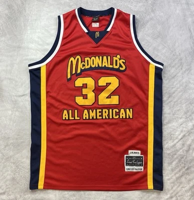 NBA Basketball LeBron James #32 McDONALDS ALL-AMERICAN Jersey Size 58 - Image 1 of 4