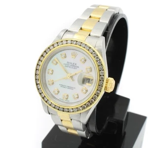 Ladies Rolex OP Datejust Watch Ref. 79163 Diamond MOP Dial/Bezel 26mm #W168657-1 - Picture 1 of 10
