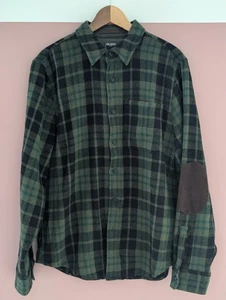 Todd Snyder Wool Shirt  Mens Long Sleeve Button Front Flannel & Wool Blend LARGE - Picture 1 of 15
