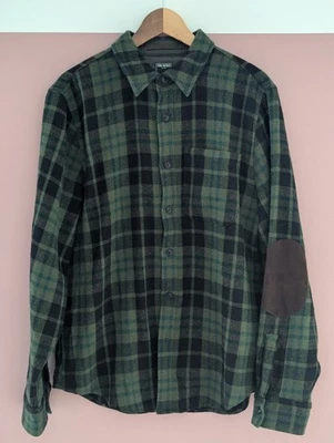 Todd Snyder Wool Shirt  Mens Long Sleeve Button Front Flannel & Wool Blend LARGE - Image 1 of 4