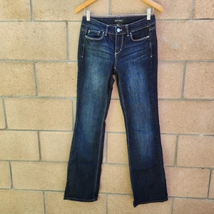 White House Black Market Women's Boot Leg Denim Jeans Size 2R Dark Blue - Picture 1 of 10