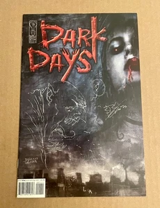 Dark Days #1 1st print SIGNED Templesmith SKETCH IDW 2003 REMARKED 30 Days Night - Picture 1 of 1