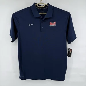 Polo Missouri Valley Conference Nike Dri-Fit Navy -XL -nuova con etichette - Murray State - Foto 1 di 8