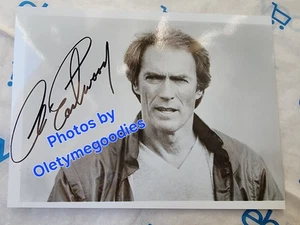 Clint Eastwood Hand Signed Photo 7 x 5 - Picture 1 of 11