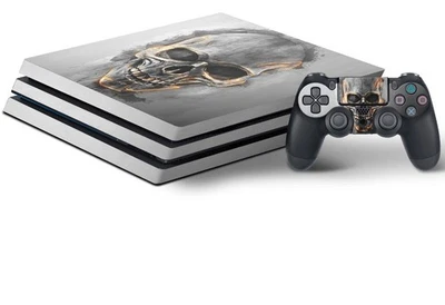 Speedlink Design-Skin Totenkopf Folie Aufkleber Sticker Vinyl für Sony PS4 PRO - Bild 1 von 4