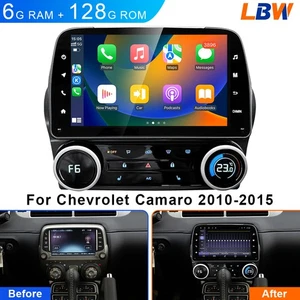6G+128GB For Chevrolet Camaro 2010-2015 Android Car GPS Stereo Radio Wifi 8 inch - Picture 1 of 12