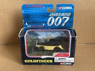 Corgi James Bond Goldfinger 1937 Rolls Royce, 1:64 Scale, Boxed, TY95601, Yellow - Image 1 of 4