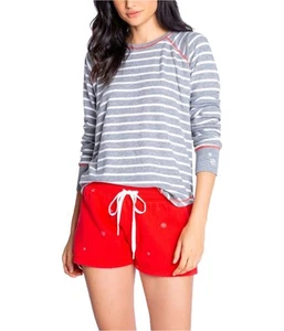 P.J. Salvage Womens Rounded Hem Pajama Sleep T-shirt - Picture 1 of 3