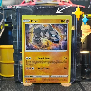 Onix Miscut Error Fusion Strike Pokémon TCG 138/264 Sword & Shield SWSH08 Common - Picture 1 of 7
