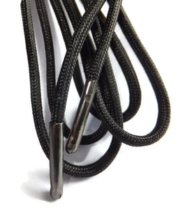 EXTRA LARGO Negro - PUNTA DE METAL - FUERTE - Senderismo / Bota Zapato 200cm a 500cm - Imagen 1 de 4