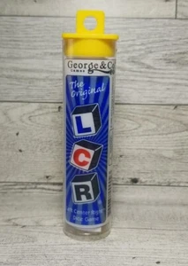 Das Original LCR links Mitte rechts Würfelspiel GELB NEU IN VERPACKUNG 2010 ideal für CAMPING - Bild 1 von 4