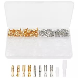 400X Assortment Terminals Set Electrical Wire Crimp Connectors Male Female Spade - Picture 1 of 7