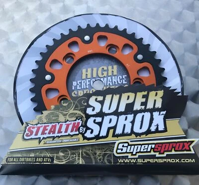 Supersprox Kettenrad KTM Supermoto, 950, 990, SM, SMT, RST 991-41 Stealth orange - Bild 1 von 4
