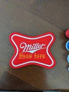 Miller High Life Aufnäher American Beer Brewery bestickt Bügelbild Patch 2,5x3,25" - Bild 1 von 3