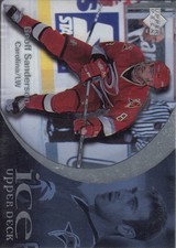 1997-98 Upper Deck Ice Carolina Hurricanes Hockey Card #8 Geoff Sanderson