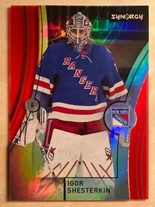 2021-22 Upper Deck Synergy Red Unscratched Bounty Igor Shesterkin #1 - Picture 1 of 2