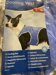 Dog Cooling & Anxiety relief Vest Toullifly Brand NOS new In Package Size Small - Picture 1 of 8