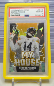 2022 Donruss Optic George Pickens My House Prizm #MH-16 PSA 10  W/ Protector