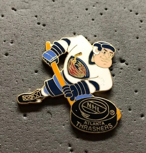 Atlanta Thrashers Cartoon Player NHL Hockey Pin - Imagen 1 de 1
