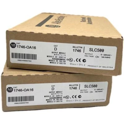 Allen-Bradley 1746-OA16 SLC 500 Output Module AB 1746OA16 New Sealed - Image 1 of 2