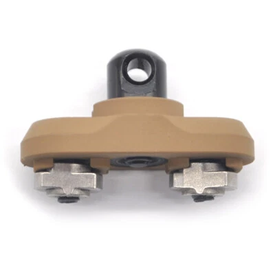 M-lok Sling Swivel Stud Mount Rail Attachment Adapter for MLok Mount System_Tan - Image 1 of 4