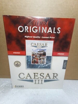 CAESAR III S.O. PC Big Box, NEW Factory Sealed! VGA Ready! RARE-Vintage-RETRO! - Image 1 of 4
