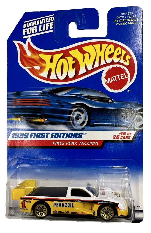 De colección Hot Wheels 1999 Coleccionista #924 Primeras Ediciones Pennzoil Pikes Peak Tacoma Foto 1 de 4