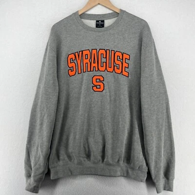 SYRACUSE UNIVERSITY Sweatshirt Men XL Orangemen NY College COLOSSEUM Fleece Gray - Image 1 of 4