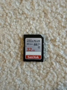 sandisk ultra plus 32gb sd card - Zdjęcie 1 z 2