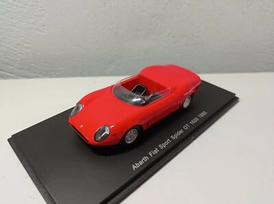 RARE SPARK 1:43 ABARTH SPORT SPIDER OT 1600 1965 RED - S1319 - Image 1 of 4