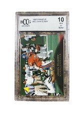 1995 Pinnacle - Trophy Collection #32 John Elway Beckett BCCG Gem Mint 10