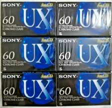 Sony UX 60 Chrome Class Type II 60min Cassette de Audio Grabable