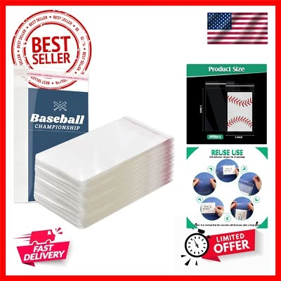 Bolsas de equipo resellables con fundas para tarjetas coleccionables béisbol deportes sl... Foto 1 de 4
