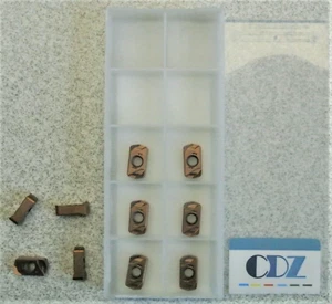 10 x Wendeschneidplatten LOMU0303ZER, Fräsbearbeitung für Stahl, Edelstahl! - Bild 1 von 2