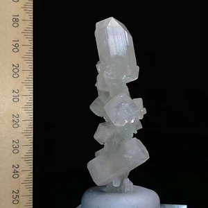 Apophyllite Stilbite crystals on Coral Chalcedony stalactite formation 173ct - Picture 1 of 7