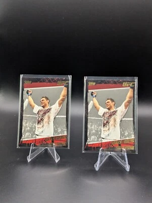 Lot Of 2 Cards 2010 Topps UFC Forrest Griffin Series 4 Gold Free Ship Can/ US - Image 1 of 4