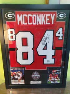 LADD McCONKEY MAGLIA INCORNICIATA FIRMATA AUTO BECKETT COA GEORGIA BULLDOGS - Foto 1 di 1