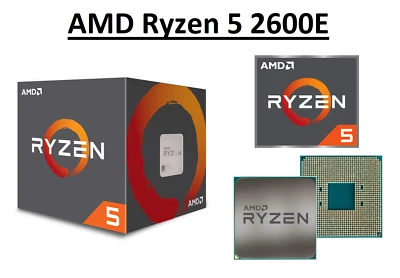 AMD Ryzen 5 2600E Hexa Core Processor 3.1 - 4.0 GHz, Socket AM4, 45W CPU - Image 1 of 4