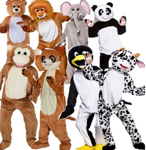 Sporting Charity Event Mascots Animal Fancy Dress Costume Deluxe Adults Outfit - Picture 1 of 24