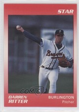 1990 Star Burlington Braves Darren Ritter #22