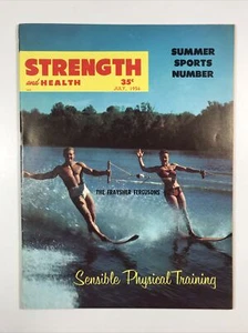 Strength and Health Bodybuilding Muscle Magazine-(July 1956) Water Skiing - Imagen 1 de 3
