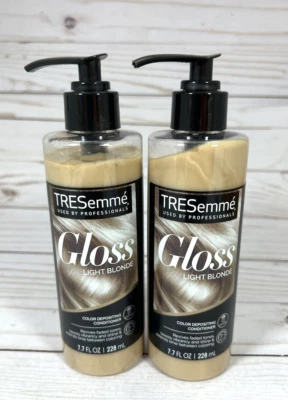 Tresemme GLOSS Color Depositing Conditioner Light Blonde 7.7oz Pump (2 pack) - Image 1 of 4