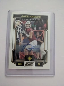 2023 Panini Score Jake Haener Auto RC Saints #309 - Picture 1 of 2