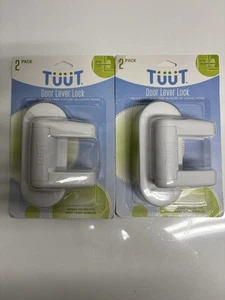 Tuut Door Lever Lock (2x) 2 Pack Child Proofing Door Handles Child Safety NEW - Picture 1 of 3
