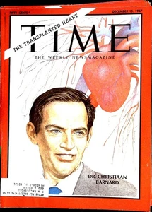 Time Magazine December 15, 1967 Dr. Christian Barnard FRONT COVER ONLY - Picture 1 of 1