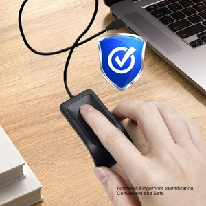 USB Fingerprint Reader For 10 System Capacitive Acquisition Efficient - Afbeelding 1 van 12