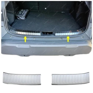 Per DACIA DUSTER III 2024-SU Cromato Protezione Paraurti Spazzolato ACCIAIO 2 pz - Foto 1 di 12